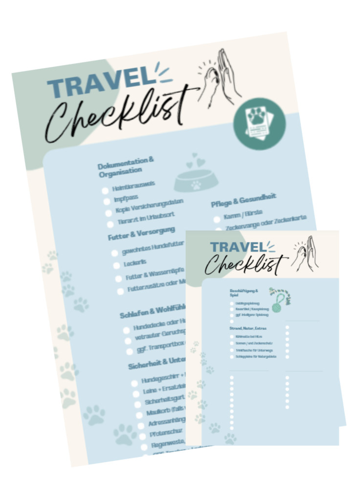 Packliste - Urlaub mit dem Hund