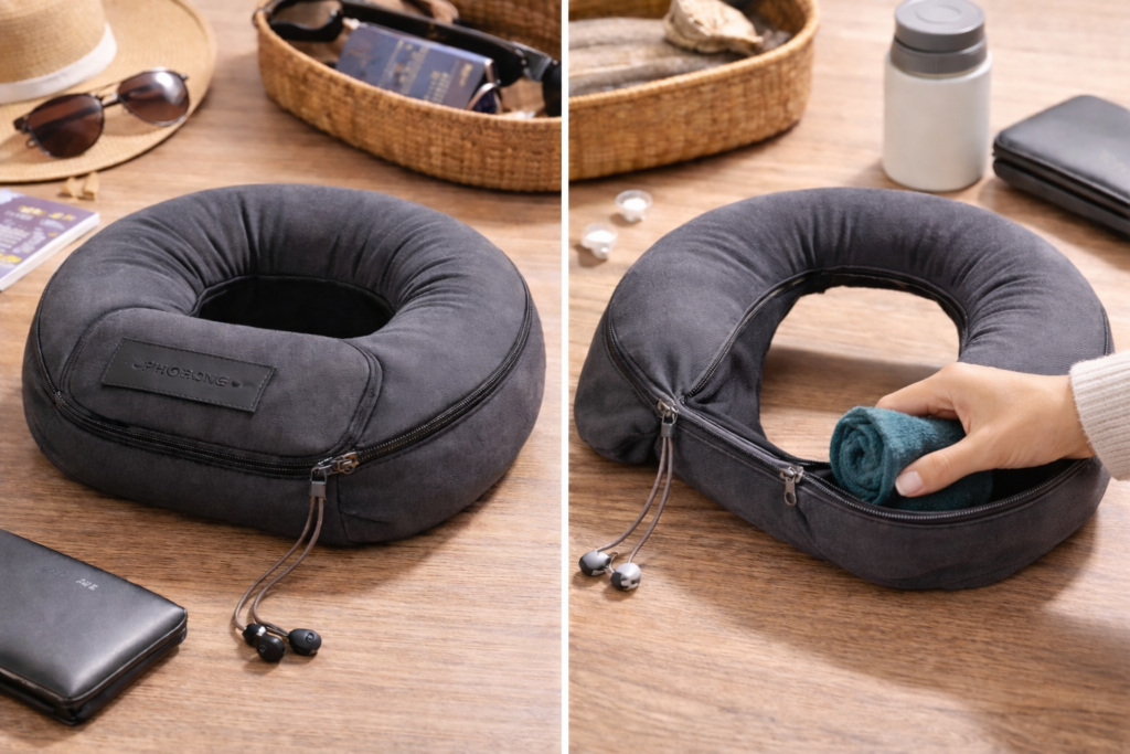 befüllbares nackenkissen