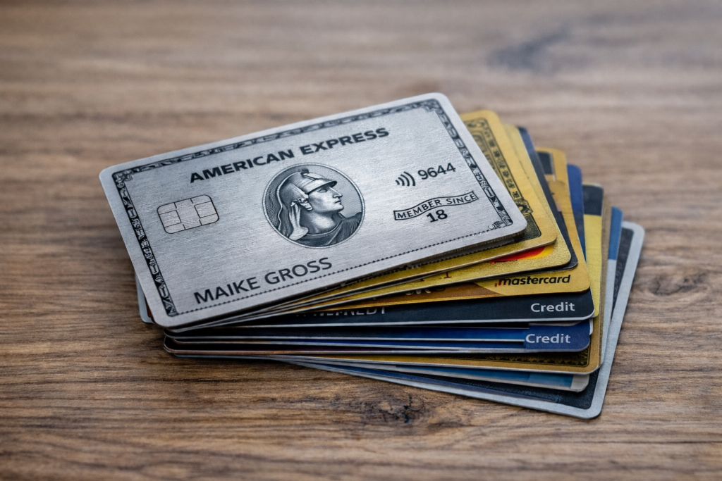 Meilenfähige Kreditkarten