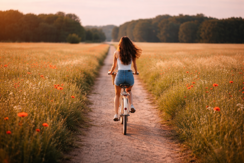 Fahrradtour im Sommer